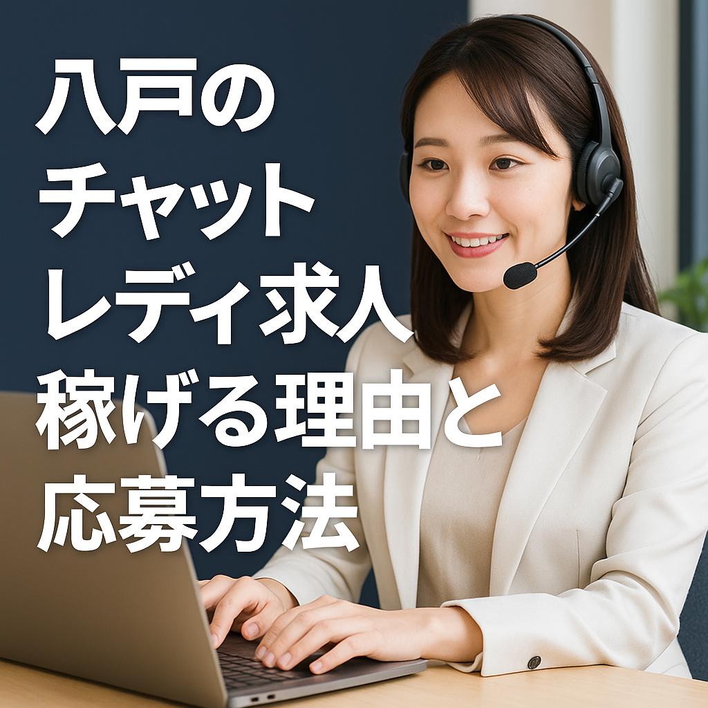八戸のチャットレディ求人、稼げる理由と応募方法