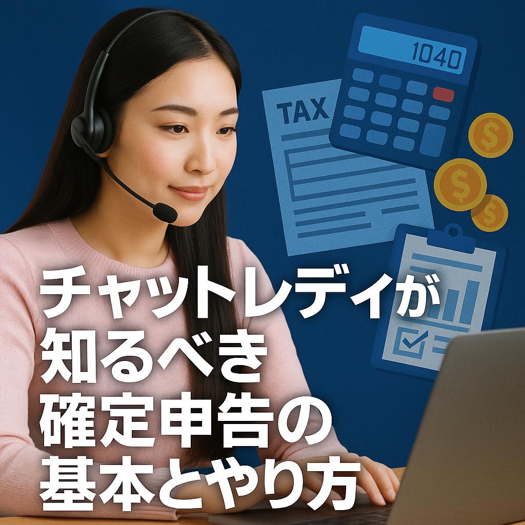 チャットレディが知るべき確定申告の基本とやり方