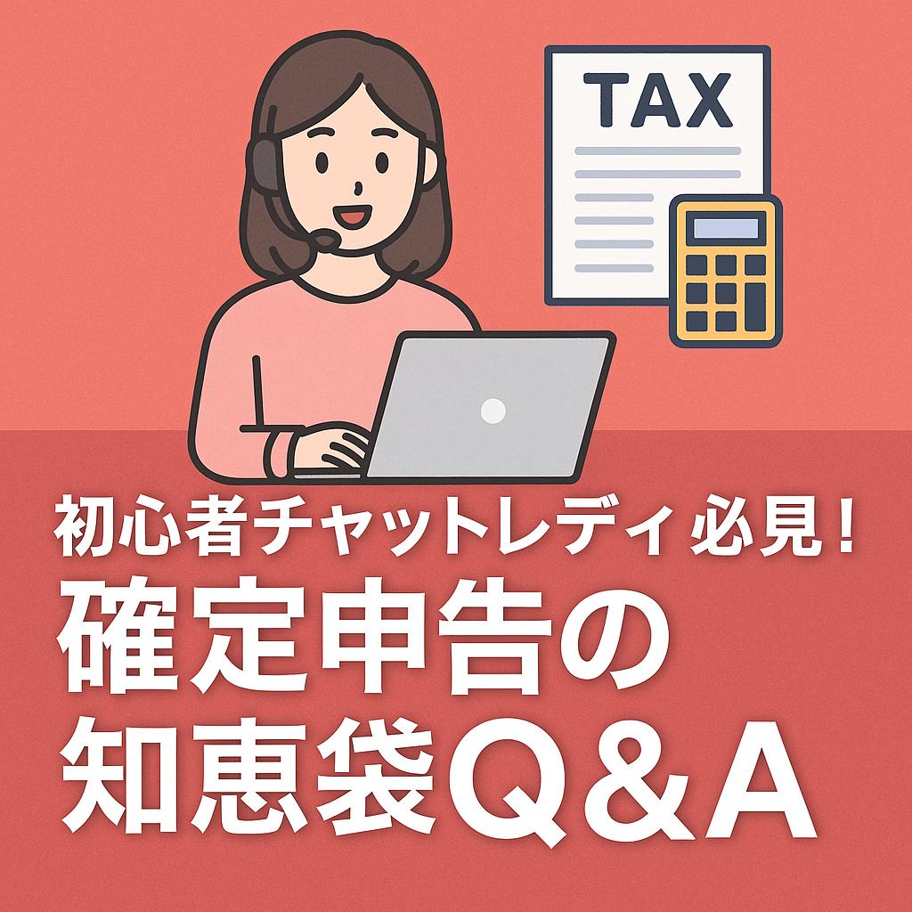 初心者チャットレディ必見！確定申告の知恵袋Q&A
