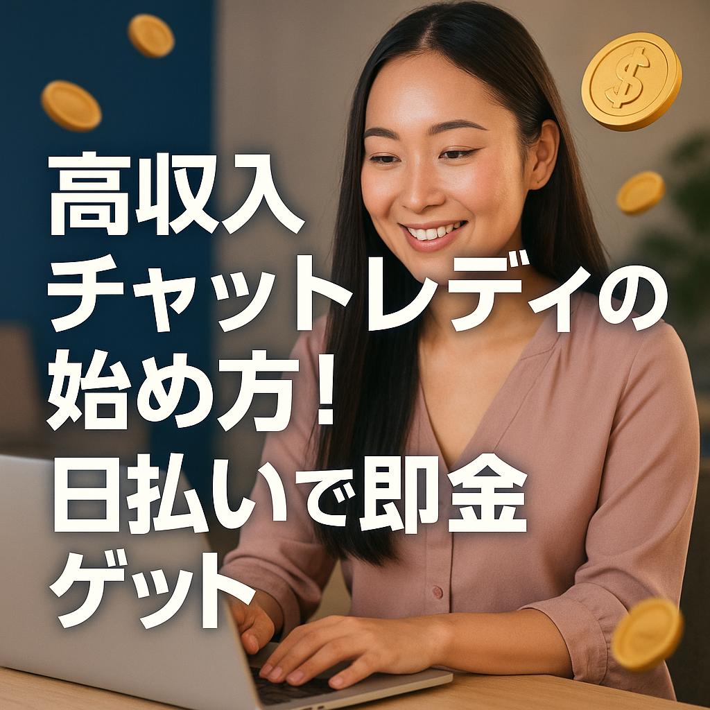 高収入チャットレディの始め方!日払いで即金ゲット