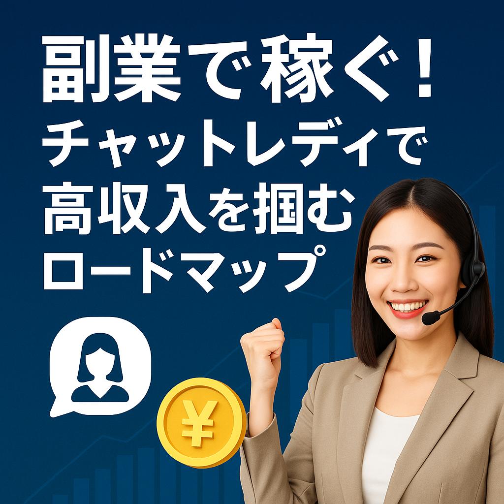 副業で稼ぐ！チャットレディで高収入を掴むロードマップ