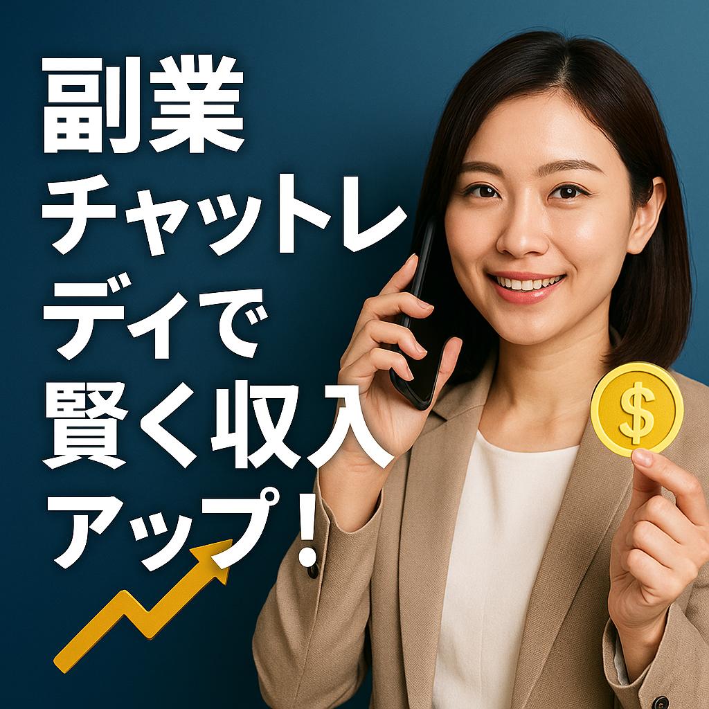 副業チャットレディで賢く収入アップ!