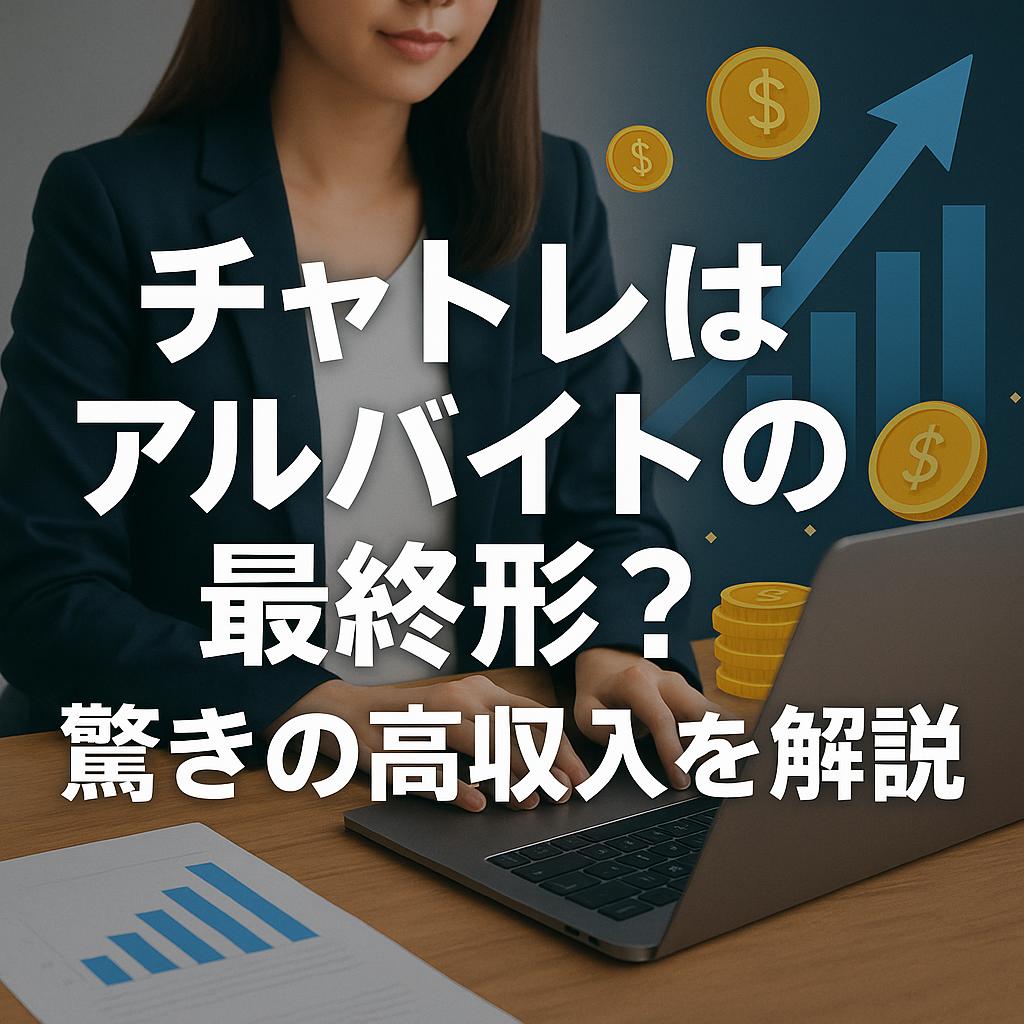 チャトレはアルバイトの最終形?驚きの高収入を解説